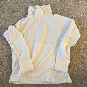 Athleta funnel neck fleece lined sweatshirt